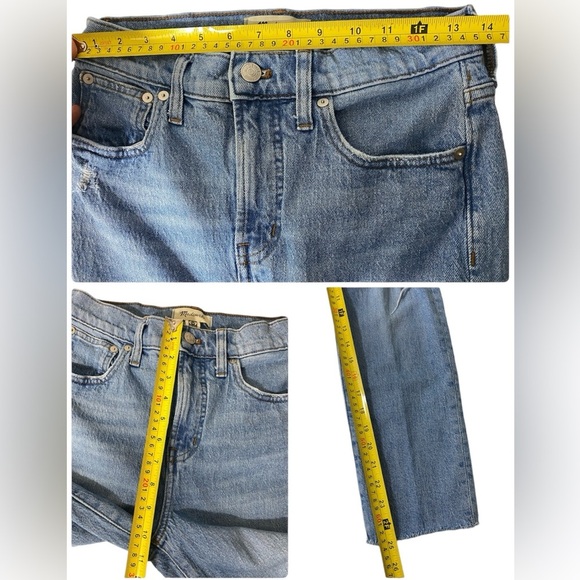 Madewell The Perfect Vintage Jean Stretch Raw Hem Size 27P - Picture 15 of 15